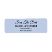 Save The Date Custom Name Return Address (Vorne)