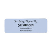 Save The Date Custom Name Return Address (Vorne)