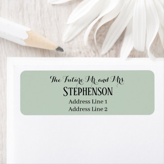 Save The Date Custom Name Return Address (Insitu)
