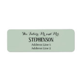 Save The Date Custom Name Return Address (Vorne)