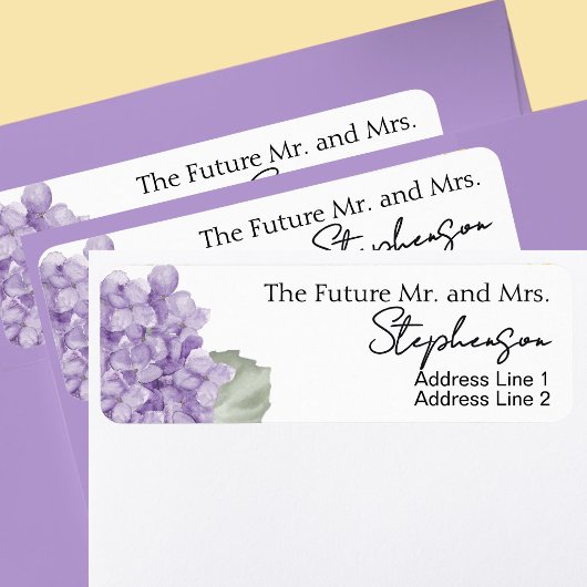 Save The Date Custom Name Return Address