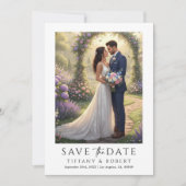 Save the Date Custom Photo Einladung (Vorderseite)