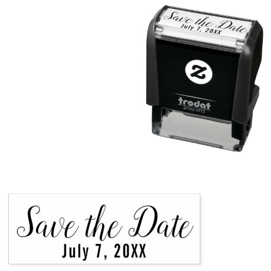 Save the Date Custom Wedding Verlobung Permastempel (Beispiel)