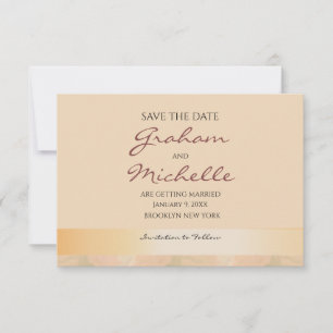 Save The Date  Daisies Peaches_Cream Hintergrund