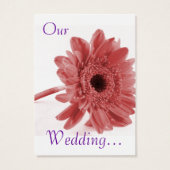 Save the Date Daisy Dusty Rose (Rückseite)