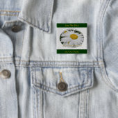 Save the Date Daisy Wildblume Brautparty Button (Beispiel)
