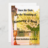 Save the Date Dankeskarte (Vorne/Hinten)