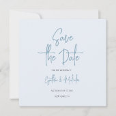 Save the Date Dankeskarte (Vorderseite)