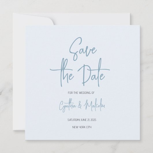 Save the Date Dankeskarte (Vorderseite)