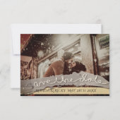 "Save the Date" Datum der Hochzeit im benutzerdefi Save The Date (Vorderseite)