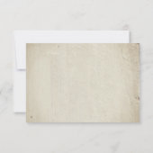 "Save the Date" Datum der Hochzeit im benutzerdefi Save The Date (Rückseite)