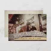 "Save the Date" Datum der Hochzeit im benutzerdefi Save The Date (Vorne/Hinten)