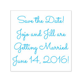 Save the Date Datum der Hochzeit Permastempel