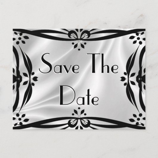 Save the Date dekorative Postkarten (Vorderseite)