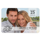 Save the Date - Deluxe Foto-Magnete ohne Grenzen Magnet (Horizontal)