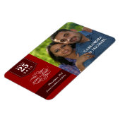 Save the Date Deluxe Magnete mit Ihrem Foto (Linke Seite)