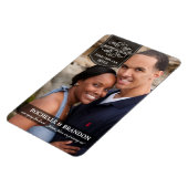 Save the Date - Deluxe Vollmagnete für das Foto Magnet (Linke Seite)