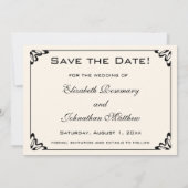 Save the Date! Der Hochzeitstag März von Robinson Date (Rückseite)