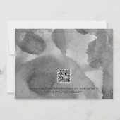 Save the Date des QR-Fotos für einfaches Skript-Fo Einladung (Rückseite)