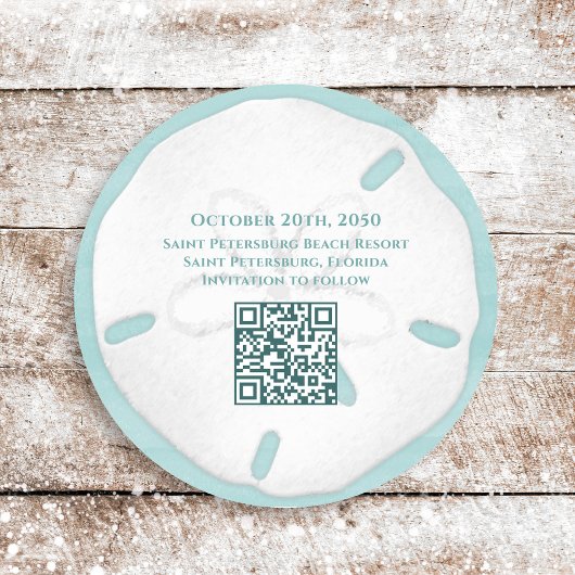 Save the Date Destination Beach Hochzeit