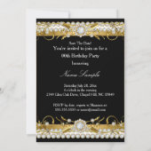 Save the Date Diamond Gold Black Jedes Anlasses (Rückseite)