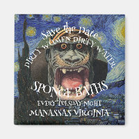 SAVE THE DATE DIRTY FRAUEN SPONGE BATHES