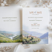 Save the Date Douro Valley Portugal Zielort Einladung