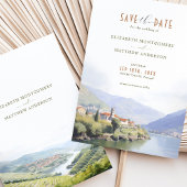 Save the Date Douro Valley Portugal Zielort Einladung