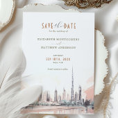 Save the Date Dubai, VAE-Zielort Einladung