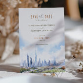 Save the Date Dubai, VAE-Zielort Einladung