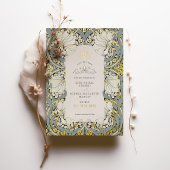 Save the Date Dusty Blue Islamic Morris Folieneinladung