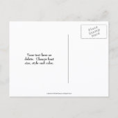 Save The Date Eagle Full Moon  Ankündigungspostkarte (Rückseite)