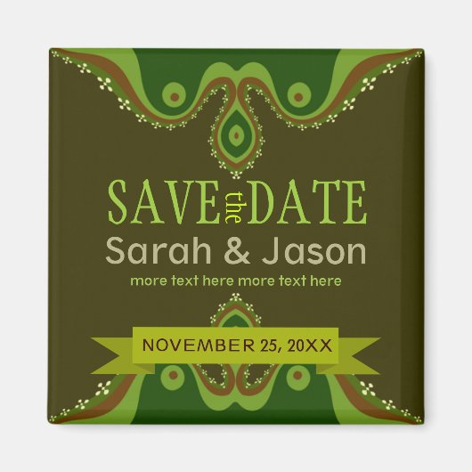 Save the Date Earth Goddess Magnet (Vorne)