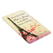 Save the Date Eiffelturm Magnet (Rechte Seite)