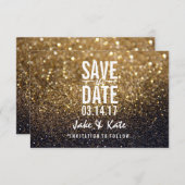 Save the Date - Ein goldener Lattennite (Vorne/Hinten)