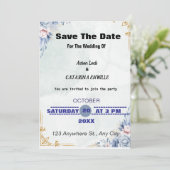 SAVE THE DATE EINE EINLADUNG ZUR LIEBE (Stehend Vorderseite)