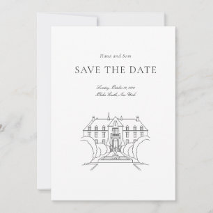 Save the Date einfache Hochzeit