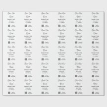 Save the Date einfache minimale QR-Scan-Codedetail
