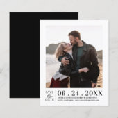 Save the Date einfaches vertikales Foto (Vorne/Hinten)