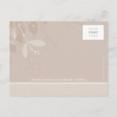 SAVE THE DATE: Eingeborene 10 Ankündigungspostkarte (Rückseite)