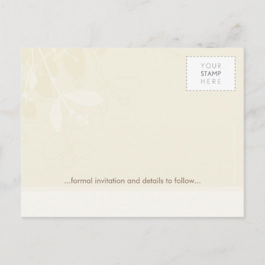 SAVE THE DATE: Eingeborene 5 Ankündigungspostkarte (Rückseite)