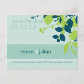 SAVE THE DATE: Eingeborene Ankündigungspostkarte (Vorderseite)