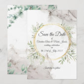 Save the Date einladen Einladung (Vorne/Hinten)