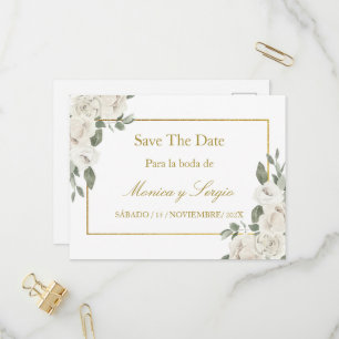 Save the Date einladen Einladungspostkarte