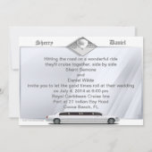 Save the Date einladen von preiswerten Monogrammen (Rückseite)