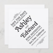 Save the Date einladend (Vorne/Hinten)