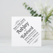 Save the Date einladend (Stehend Vorderseite)