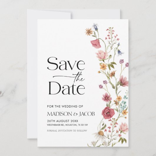 Save the Date Einladung (Vorderseite)