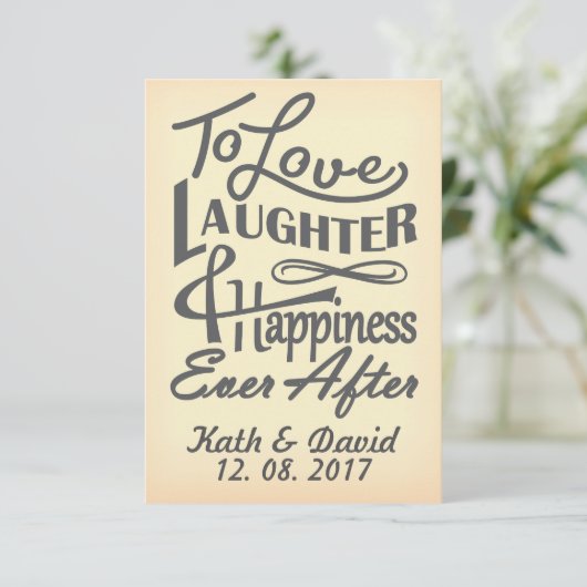 Save the Date Einladung (Stehend Vorderseite)