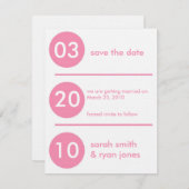 Save the Date Einladung (Vorne/Hinten)